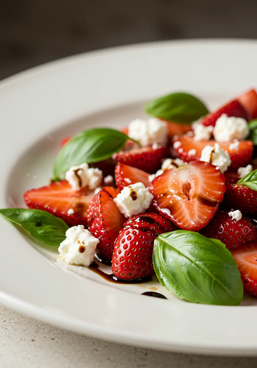 Basil Strawberry Salad